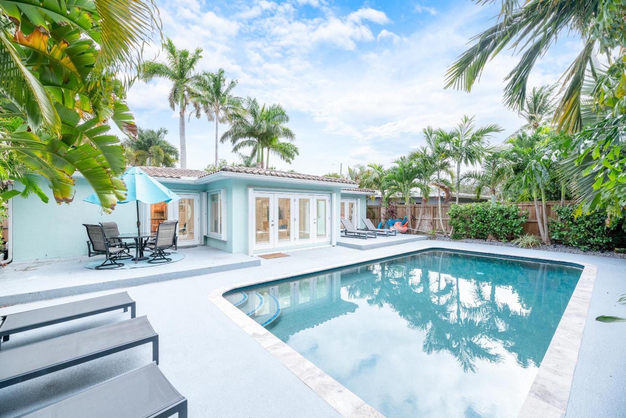 Luxurious Fort Lauderdale Pool Home Exterior foto